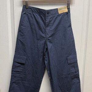 There Abouts New Kids Ombré Blue Utility Pants M 10-12